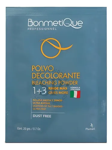 Polvo Decolorante Bonmetique Bleaching Powder 1+3 X20g