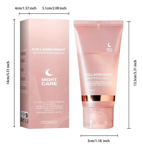 Máscara Facial Nocturna Colágeno 75 Ml Todo Tipo De Piel