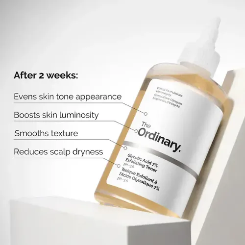 Tónico Exfoliante Con Ácido Glicólico Al 7%, 240 Ml, The Ord
