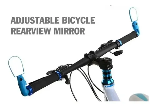Espejo Retrovisor Bicicleta Zoom Aumento Puntera Giratorio