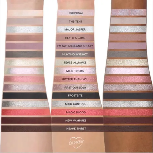 Paleta De Sombras Eclipse Colourpop Twilight Frios