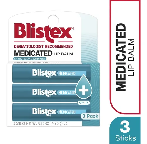 Bálsamo Labial Blistex Spf 15 Pack X 3 U.