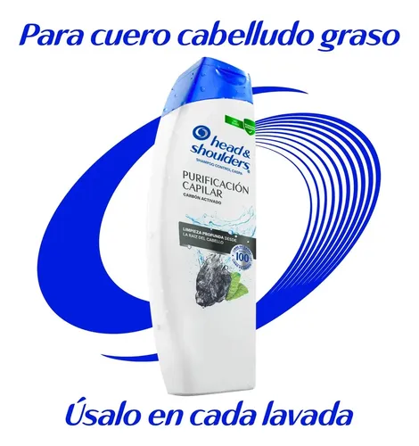 Shampoo Head & Shoulders Purificación Capilar 180 ml