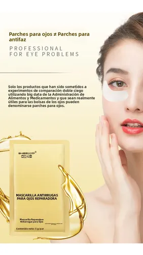 Parches De Gel Para Ojos Antiarrugas, Reduce Ojeras Y Bolsas