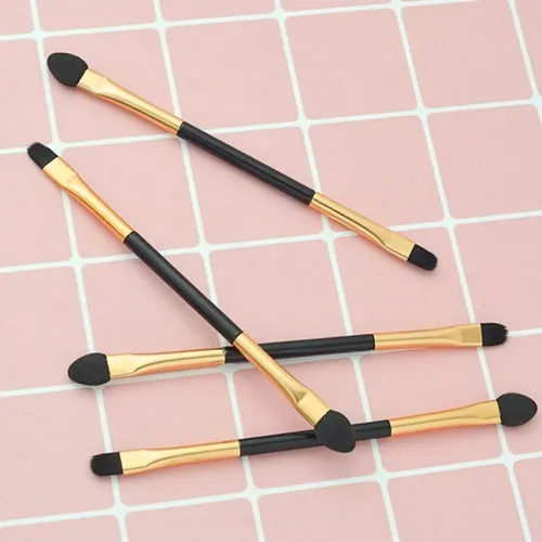 Pincel Doble Para Sombra, Esponja, Delineador