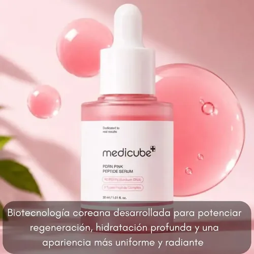 Serum Corea 5 Peptidos Ultrahidratante Pdrn Pink Medicube 30