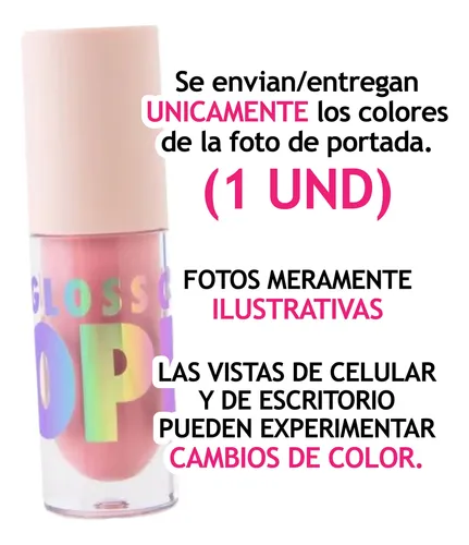 Brillo Labial Lipgloss Labial Nude Hidratante Dapop