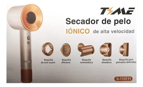 Secador De Pelo Digital Ionico Con Accsesorios 1600w Premium