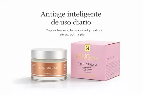 Crema Facial Antiage Día Y Noche Antiarrugas MNG Skin