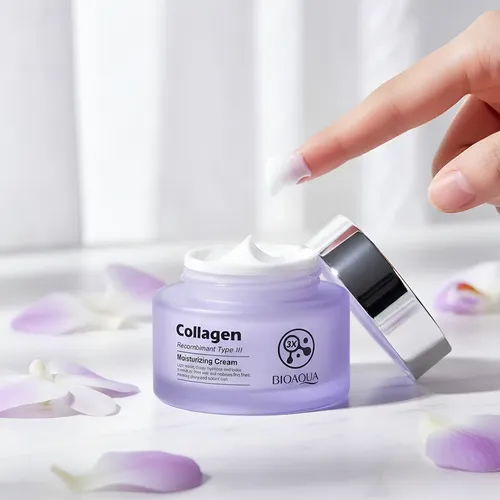 Crema Bioaqua Colágeno Recombinante Tipo Ill Reafirmante 50g