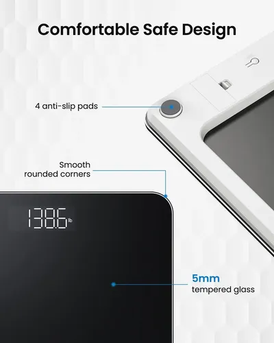 Renpho Báscula Digital De Baño, Báscula De Peso