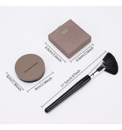 Paleta De Contorno Fría Erinde Taupe Gris Con Espejo