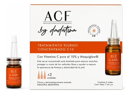 Acf By Dadatina Tratamiento Diurno Concentrado C10 Vit C