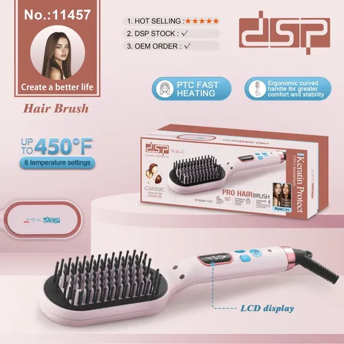 X Plancha Alisadora De Cabello Profesional Lcd 6 Z