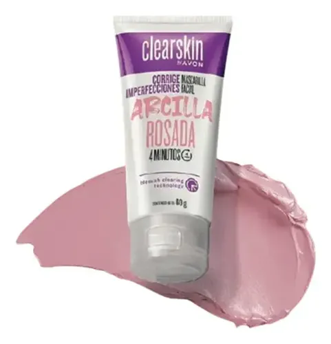 Avon Clearskin Mascarilla De Arcilla Rosada