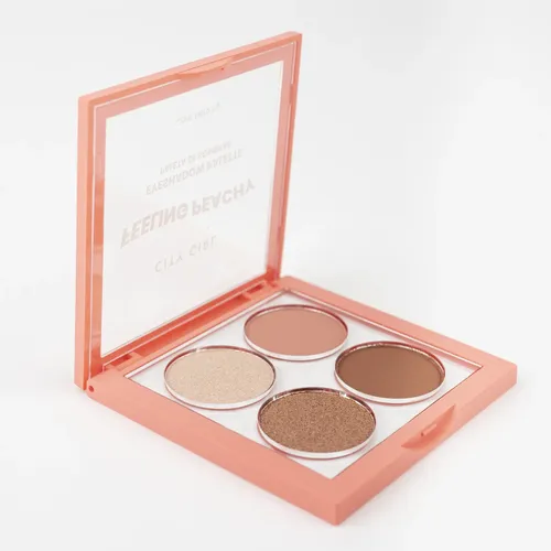 Paleta De Sombras City Girl Feeling Peachy Tono 02