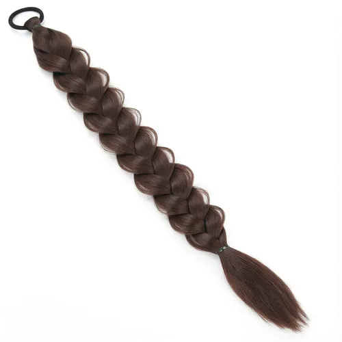 Cola De Caballo Postiza Trenzada Extensiones De Cabello 60cm