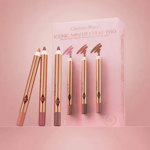 Kit De Lápices Bucales Charlotte Tilbury Iconic Mini Lip Tri 3 Colores