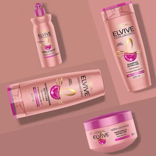 Crema Para Peinar Nutri- Liss Kera Liso Elvive 250ml