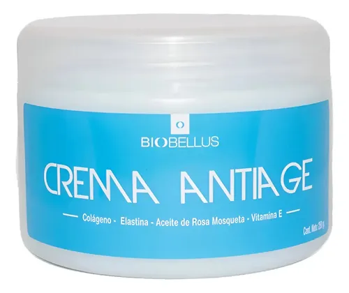 Biobellus Crema Anti Age Colageno Elastina Hidratacion 250gr