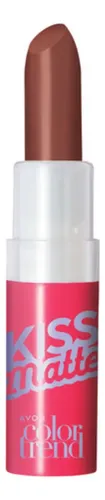 Labial Kiss Matte Color Trend Avon 3.6g Color Mocca Clasico