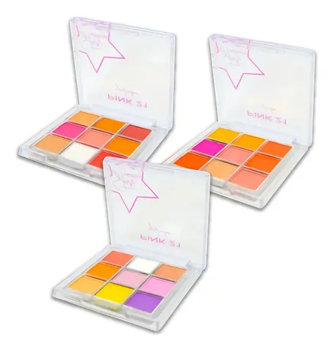 Paleta Sombras Ojos 9 Colores Pink 21 Matte Star Edition