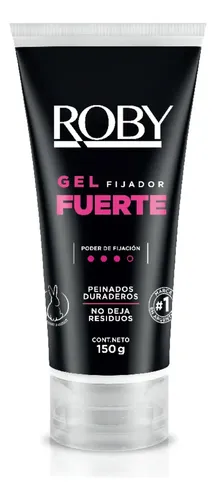 Roby Gel Fijación Fuerte Para El Cabello X 150 G