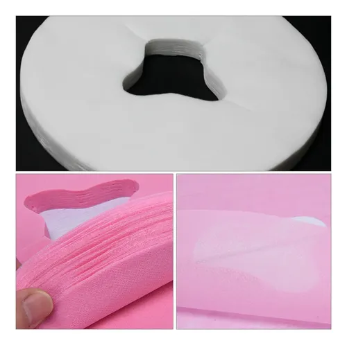 200 Almohadillas Faciales De Tela No Tejida Para Mesa De Mas