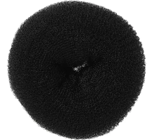 Donut De Cabello Jumbo Diane Negro 14 Cm