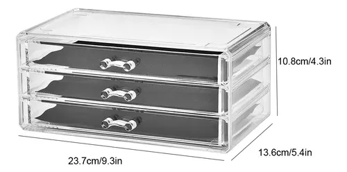Cajón De Maquillaje De Escritorio, Mesa Con Cajones Transpar