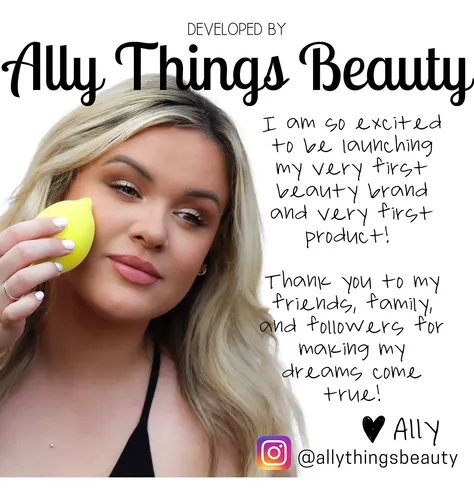 Esponja De Maquillaje Ally Things Beauty Thirsty Lemon Yello