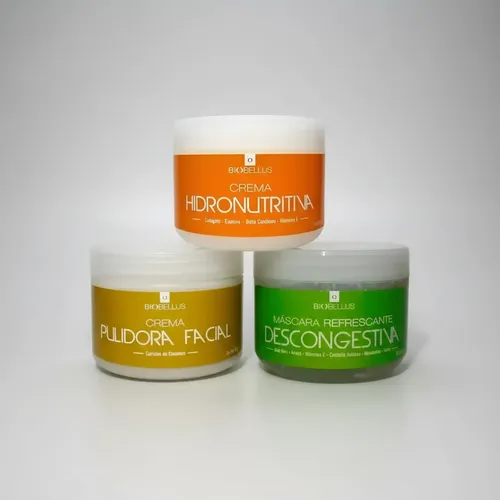Kit Exfoliante Hidronutritivo Descongestivo Biobellus 250ml
