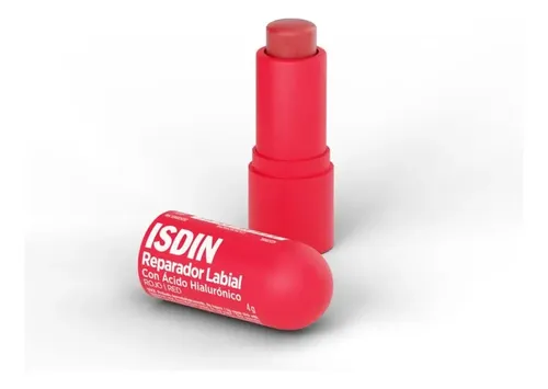 Bálsamo Reparador Labial Color Rojo Isdin 4g