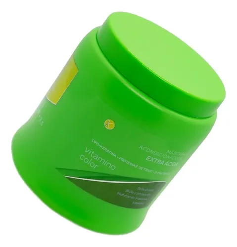 Kleno Extra Acida Máscara Vitamino Color Keratina Brillo 1kg
