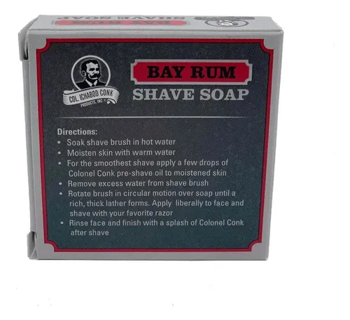 Jabón De Afeitado De Glicerina Con Aroma Bay Rum Conk