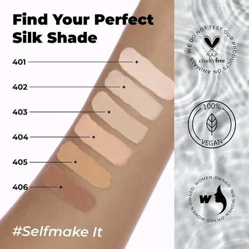 Polvo Compacto Lamel Smart Skin Silk Para Piel Grasa 403