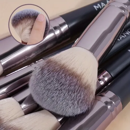 Set De Brochas De Maquillaje Maange-professional Con Bolsa Y