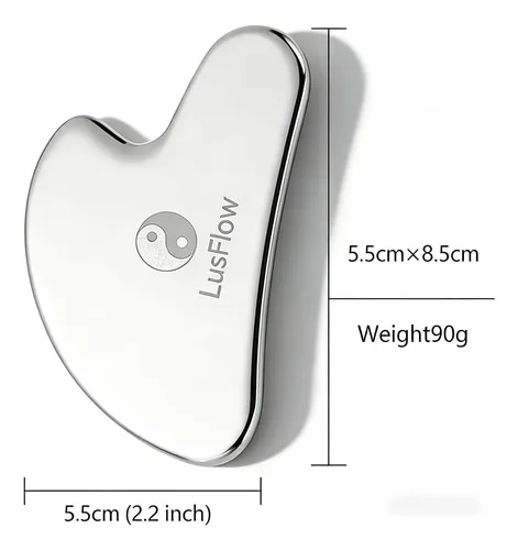 Herramienta Gua Sha Facial Metal Profesional Antiarrugas