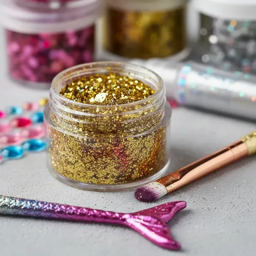 Party Box Bar Kit Glitter Gel Strass Autoadhesivo