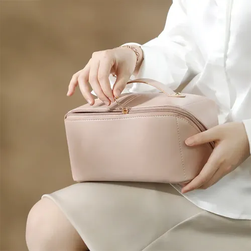 Bolsa De Cosméticos De Viaje De Gran Capacidad Para Maquilla