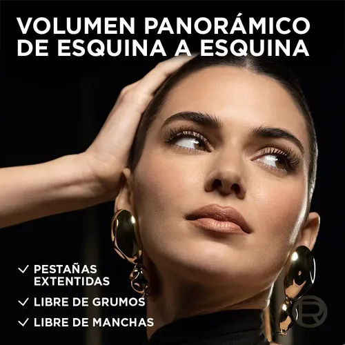 Mascara de Pestañas L’Oréal París Panorama Black Waterproof