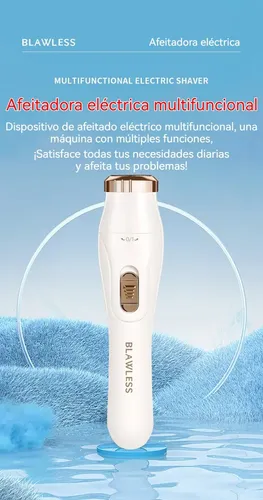 Máquina De Depilación Eléctrica Para Mujer Recargable 3 En 1