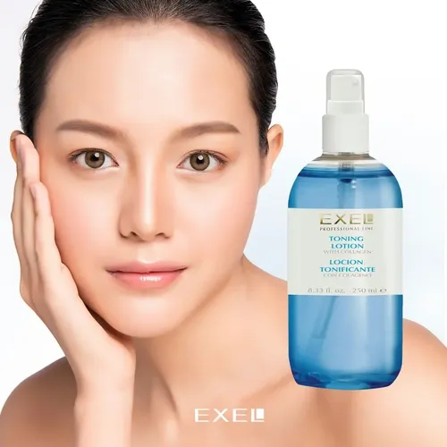Loción Tonificante Colágeno Profesional Line 250ml Exel Tipo de piel Todo tipo