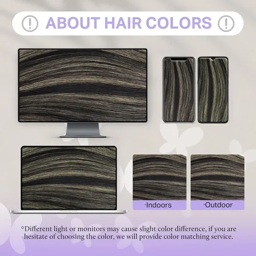 Extensiones Con Cinta Doores 16” 50 G 20 Uds Balayage