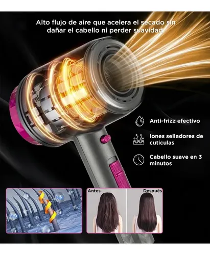 Secador De Pelo Iónico Care By Gadnic Frio Calor Power Pro
