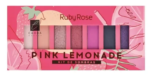 Paleta De Sombras 7 Tonos Pink Lemonade Ruby Rose Original