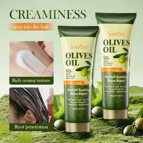 Mascarilla Capilar De Aceite De Oliva 250g Reparadora