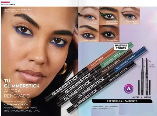 Lápiz Delineador Retractil Ojos Tono Bronze Avon Glimmerstic