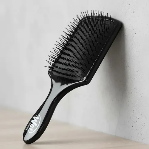 Cepillo Para Cabello Wetbrush Paddle Desenredante Color Negro
