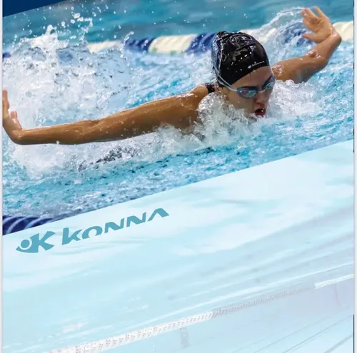 Gorra De Natacion Baño Konna Pro Bubble Pelo Largo